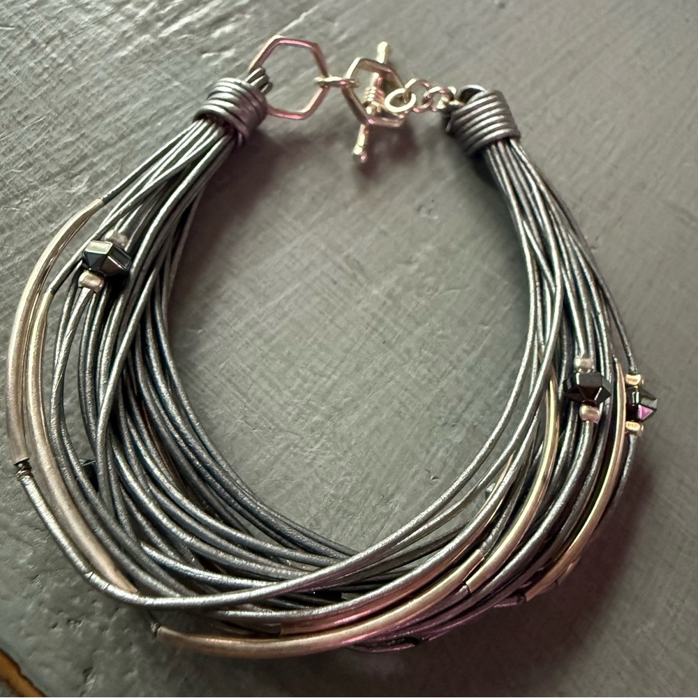 Silpada 925 Sterling Silver Multi Strand Bracelet - Picture 9 of 13